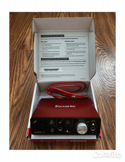 Звуковая Карта focusrite Scarlett Solo