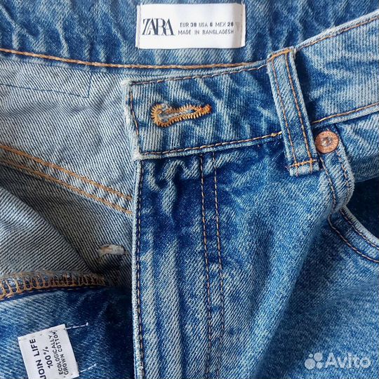 Джинсовые шорты zara