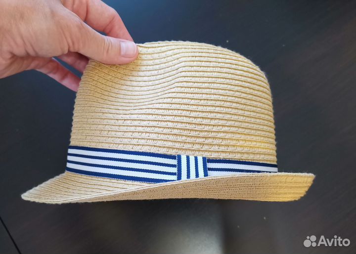 Соломенная шляпа детская