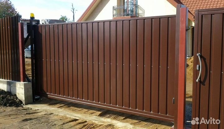 Откатные ворота быстро