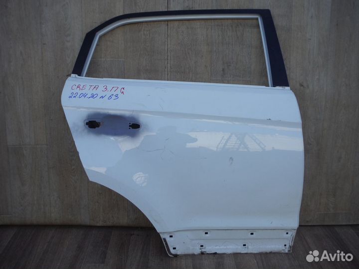Дверь задняя правая №63 hyundai Creta 2017