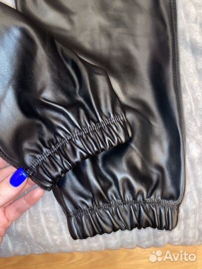 Брюки кожаные