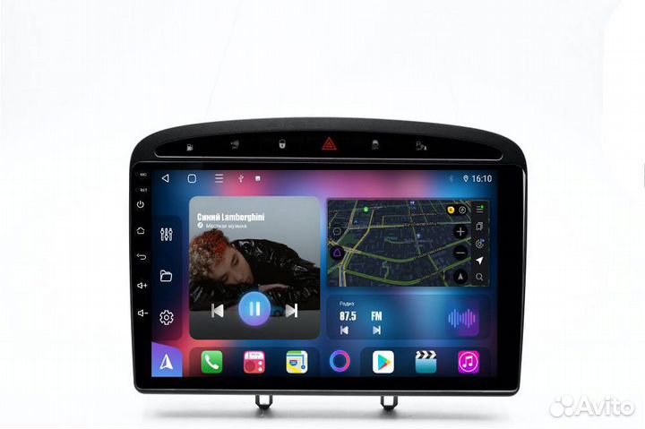 Штатная магнитола Peugeot 308 2007-2015 408 2012+