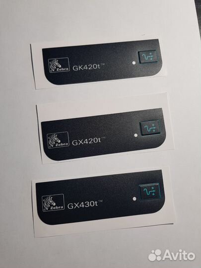 Панель с логотипом Zebra GK420t GX420t GX430t