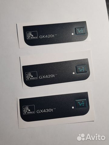Панель с логотипом Zebra GK420t GX420t GX430t