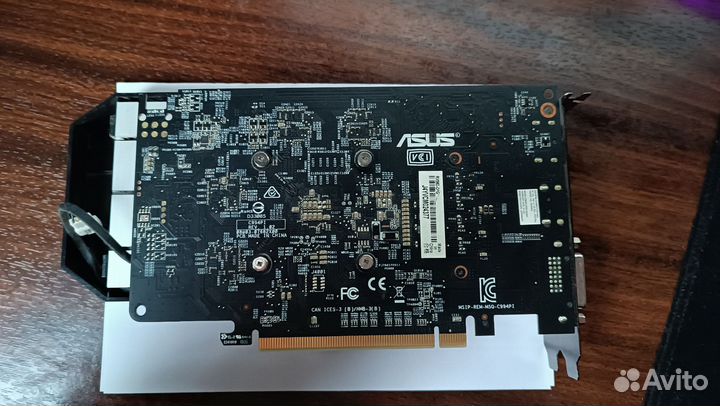 Видеокарта asus AMD Radeon RX560 4гб