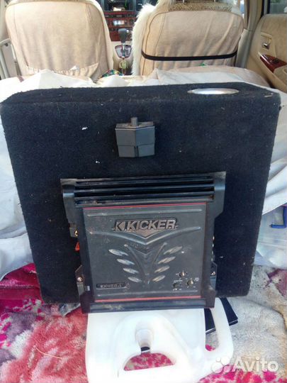 Сабвуфер Пролоджи и усилитель Кикер