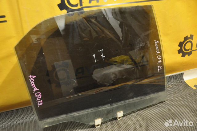 Стекло двери заднее правое honda accord CF4