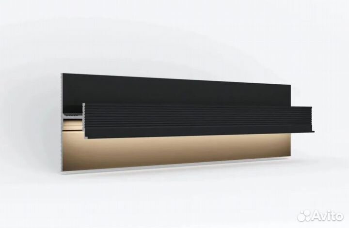 Теневой (щелевой) плинтус анодир-ый 3 м