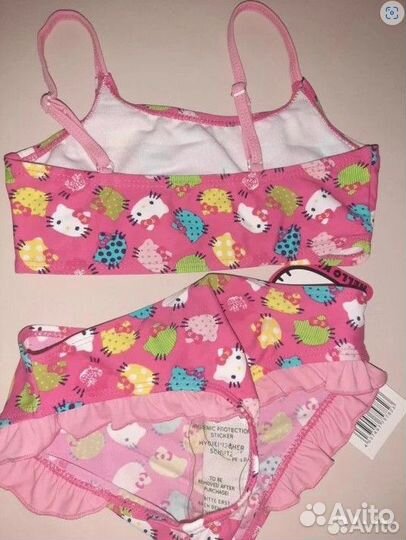 Hello kitty новый купальник 116 детский