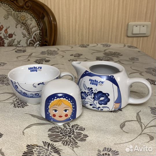 Чайник, чайный сервиз, чайный набор Сочи 2014
