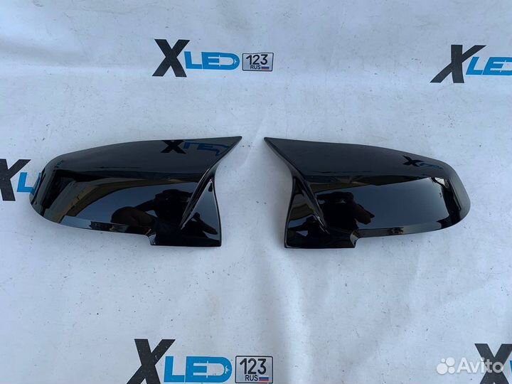 Накладки на крышки зеркал BMW 3 F30 M глянец