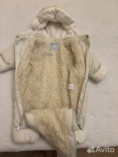 Зимний комбинезон для девочки 68