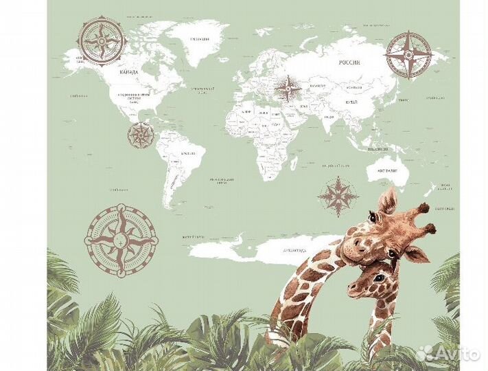 Фотообои детские флизелиновые