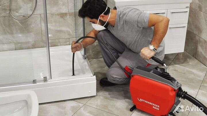 Прочистка канализации, устранение засоров