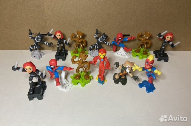 Киндер игрушки Марвел (kinder surprise marvel)