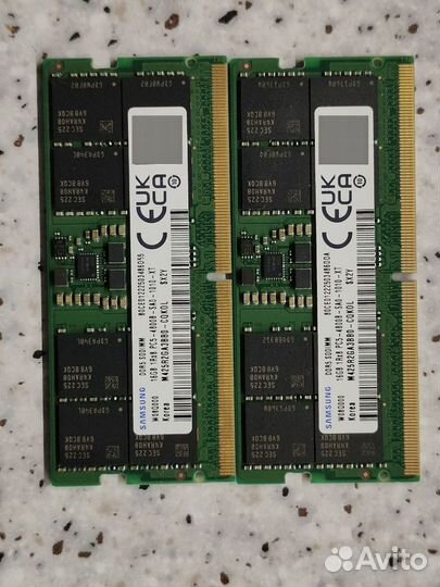 Оперативная память DDR5 samsung 16GB sodimm