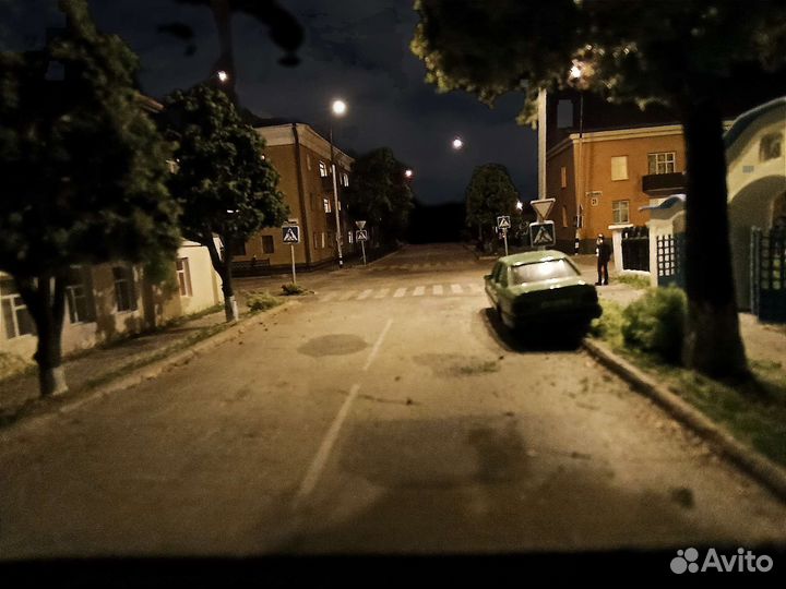 Макет - диорама «провинциальные улицы 97г» 1/87