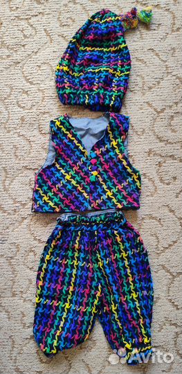 Новогодний костюм гномика 2-3 года