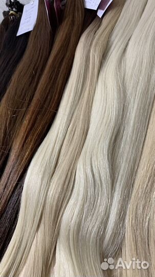 Волосы для наращивания блонд