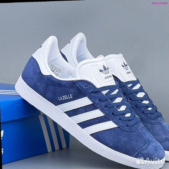 Кроссовки Adidas Gazelle Blue (Арт.33863)