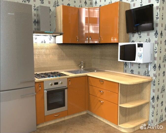 Кухонный гарнитур для маленькой кухни. Рассрочка