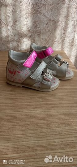 Сандали для девочки 19 размер