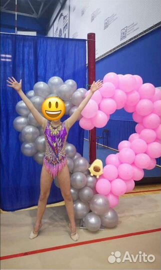 Купальник для художественной гимнастики р. 140