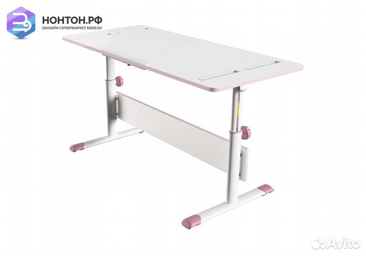 Парта-трансформер Polini kids City белый / розовый