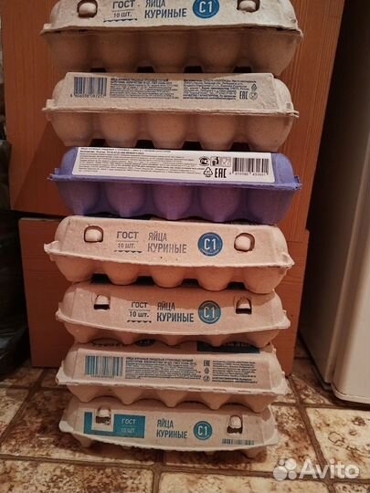 Картонные коробки для яиц