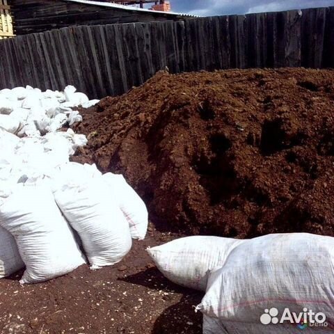 Перегной в мешках