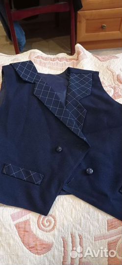 Форма школьная юбка и жилетка