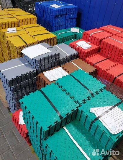 Модульная пвх плитка для склада