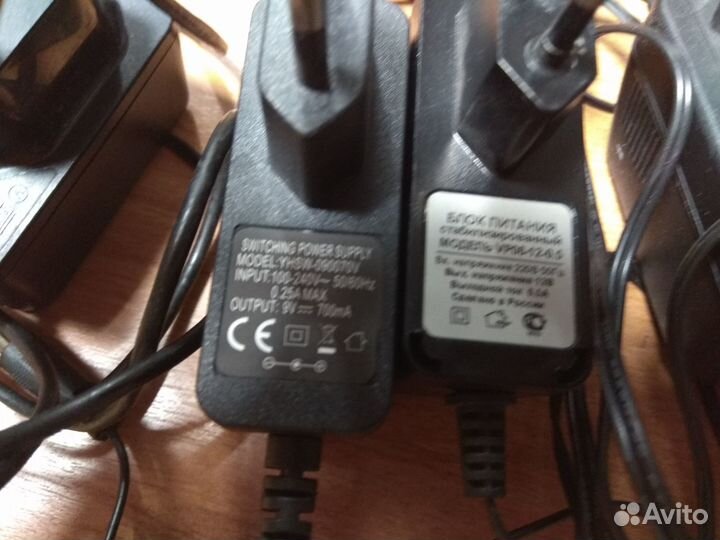 Блоки питания разные 5 и 7,5 и 9 и 12 вольт