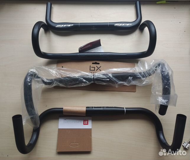 Рули мтб, шоссе, грипсы, обмотки, подседел. штыри