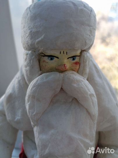 Ватный дед Мороз 1989 СССР 31 см