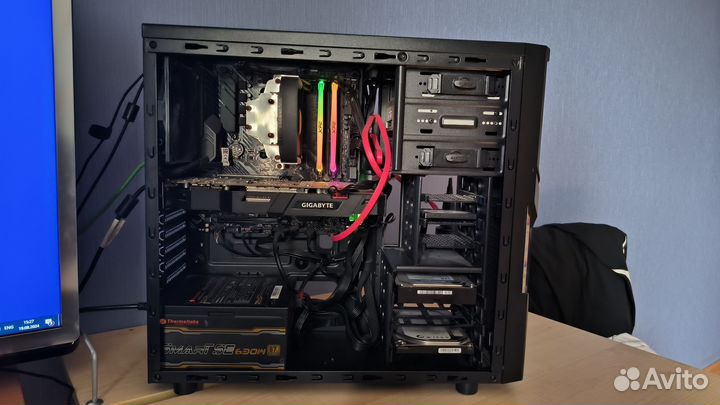 Игровой пк / r5 2600 / gtx 1070ti / 16гб ddr4