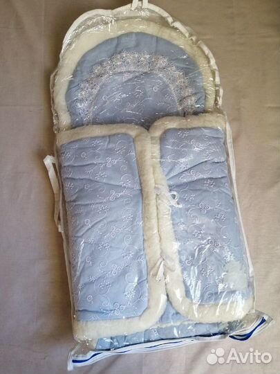 Комплект на выписку для мальчика зима