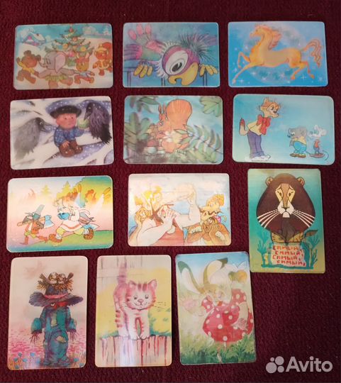 Календарики СССР (голография)