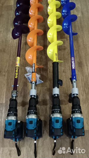 Шуруповерт с ледобуром для зимней рыбалки