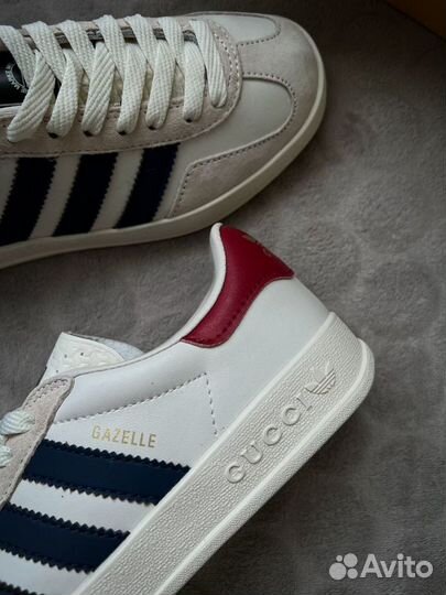 Кеды женские Adidas gazelle x gucci