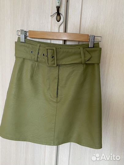 Кожаная юбка