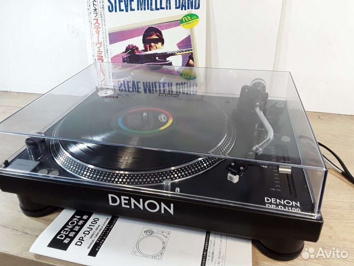 Проигрыватель винила denon DP DJ 100