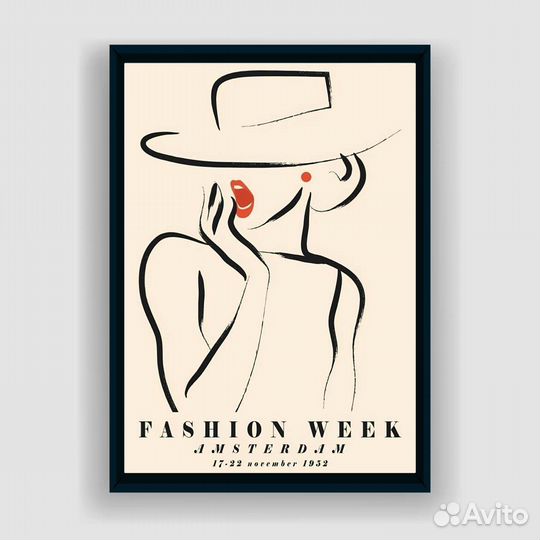 Постер Fashion Week (А2)