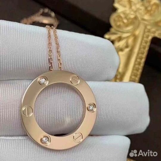 Cartier Колье Love 0,06 ct