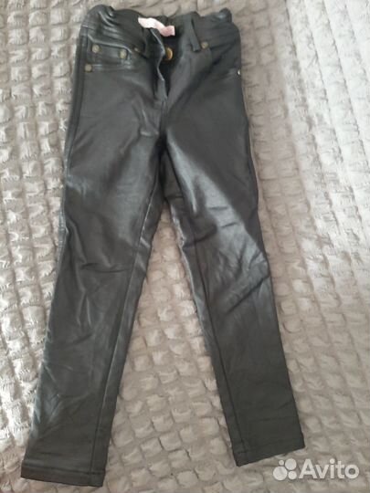 Брюки кожанные