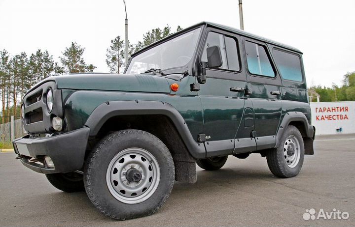 Молдинги УАЗ 469 УАЗ Хантер широкие (10 деталей)