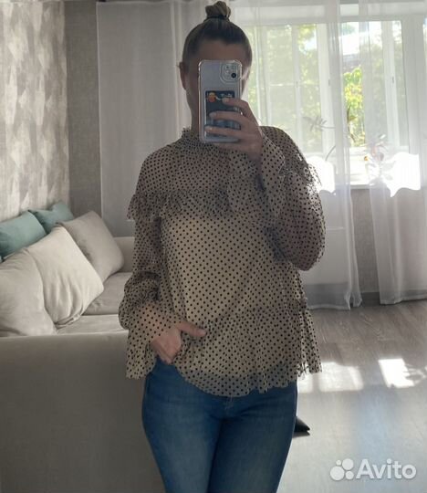 Блузка женская сеткой с подкладкой