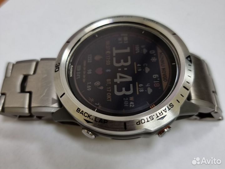 Часы Garmin Fenix 6X Pro Solar Titanium