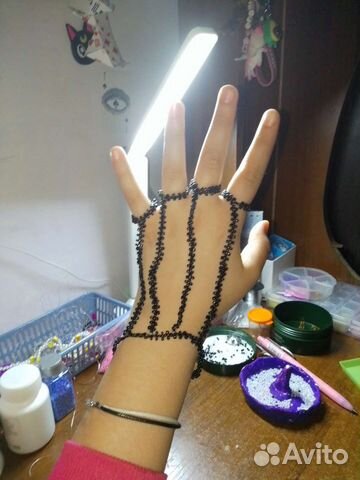 Перчатка из бисера